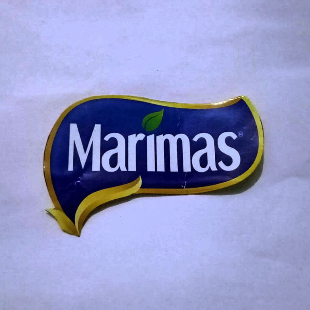 Sticker Cromo Logo Minuman Marimas Stiker Bontak Kemasan Label Minuman Kekinian