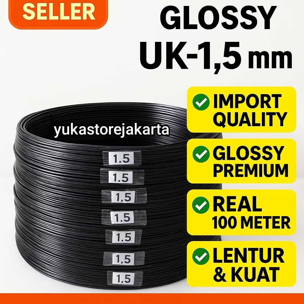 RUJI FIBER 1.5MM 1.3MM 1MM KWALITAS IMPORT