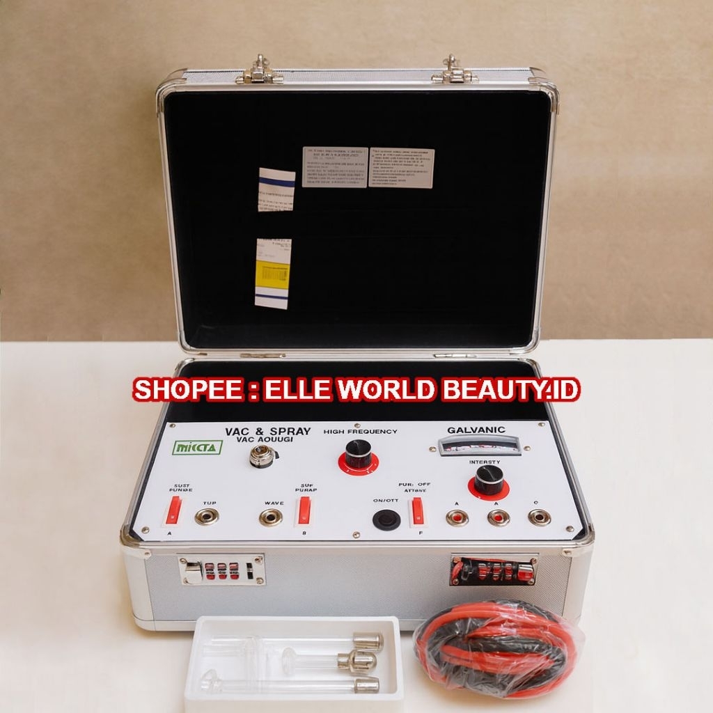 ALAT MESIN FACIAL 4 FUNGSI GALVANIC HIGH FREQUENCY 4 IN 1 M-2023