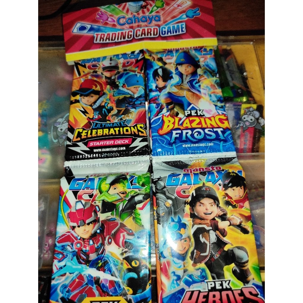 kartu boboiboy viral mainan anak isi 8