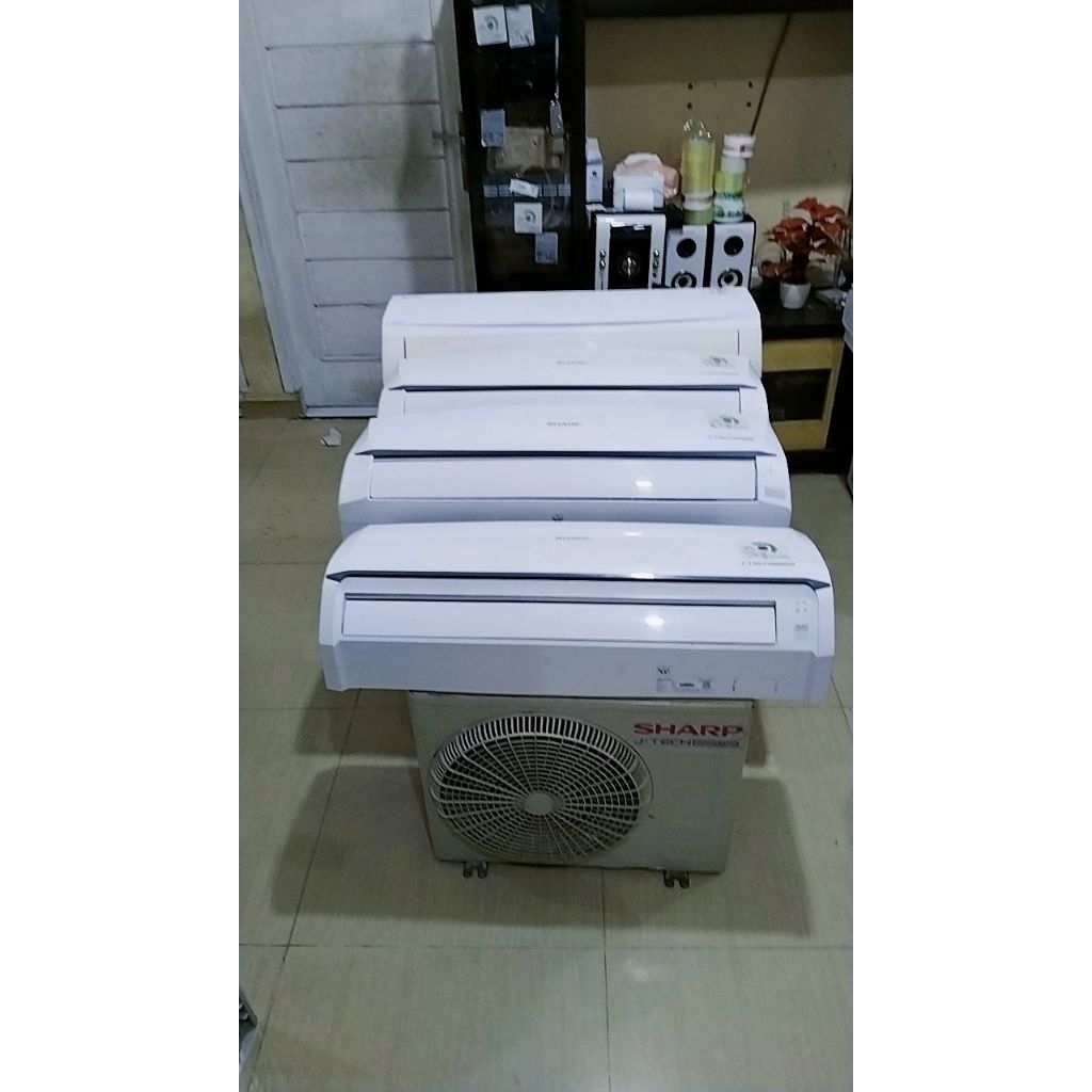 AC SHARP 1,5 PK INVERTER SCOND FREON FUL ORI PABRIK