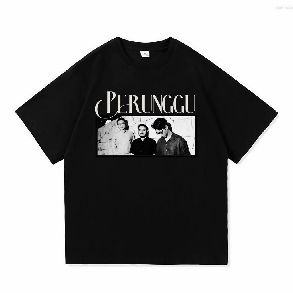 Kaos Band Perunggu Merchandise Unofficial - T-shirt Perunggu Black