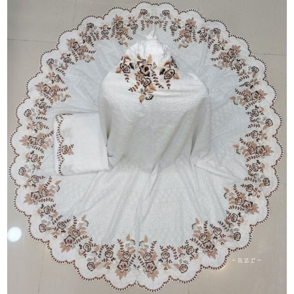 Mukena Bordir Suji Caia