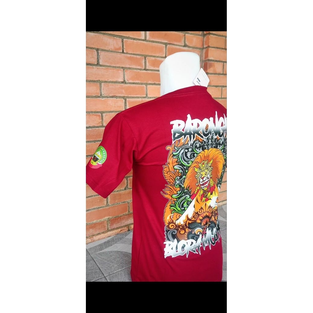 BAJU KAOS BARONGAN BLORA MUSTIKA catton combed 20s