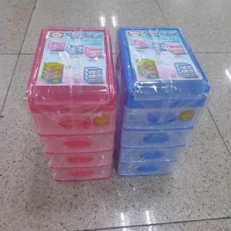 Laci Susun 5 (4+1) Kecil Shinpo / Laci Mini 5 Susun / Mini Container / Laci Plastik