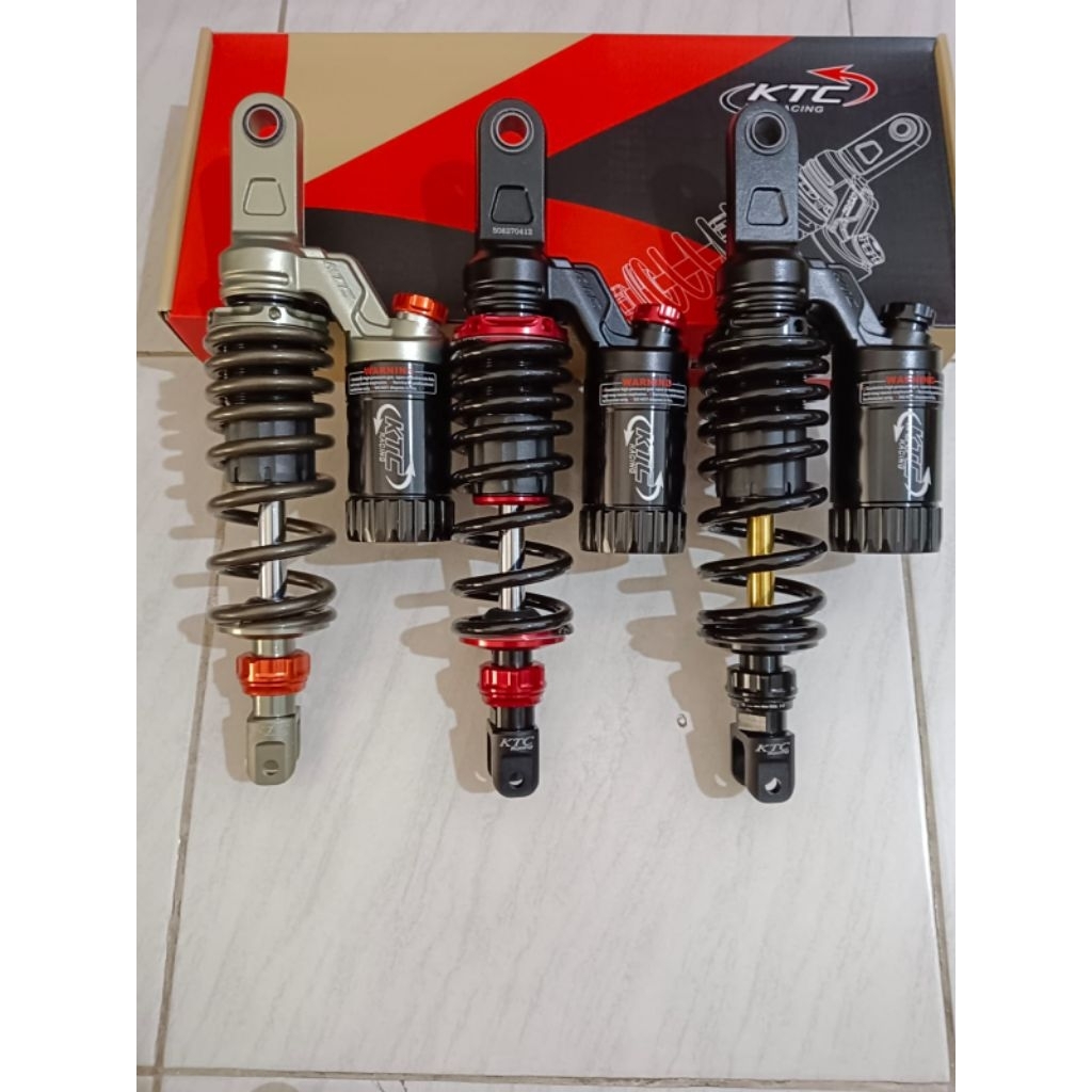 SHOCK KTC EXTREME VARIO 125 150 BEAT NEW FI 325MM SHOCK TABUNG KTC VARIO 150 NEW ORIGINGANL KTC 100%