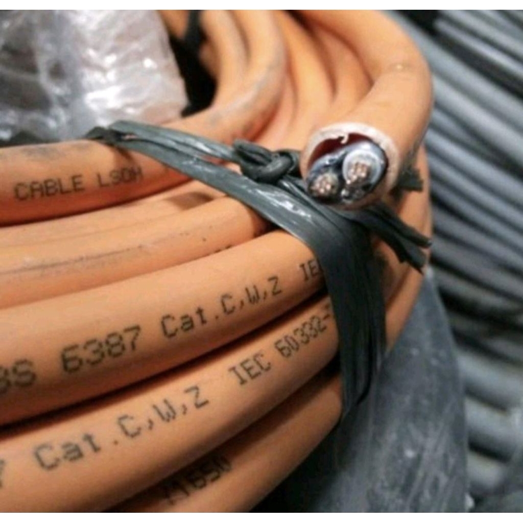 Kabel FRC-OS LSOH 1x2x1 mm2 Orange First Cable Fire Resistance Cable FRC LSOH 1X2X1 mm2 300/500V Tem