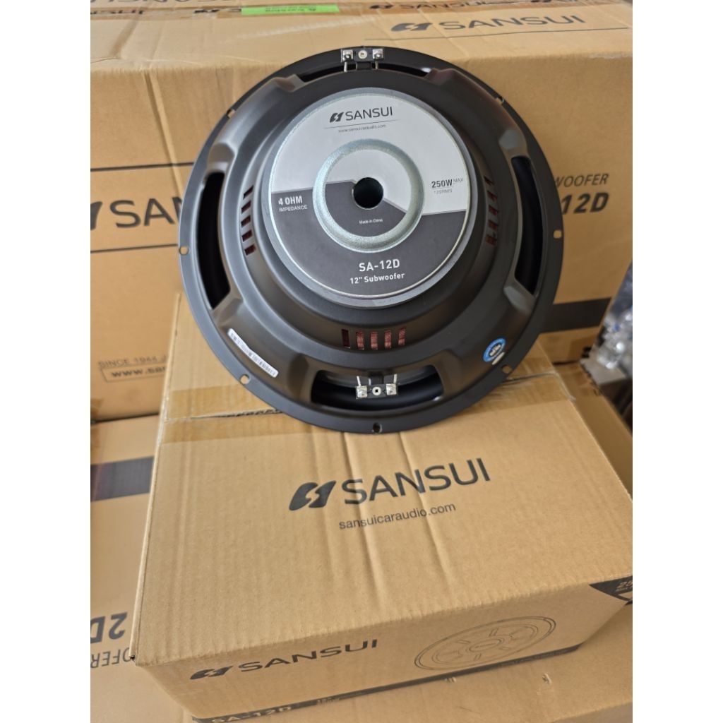 Promo Subwoofer Sansui Sa-12D 12 Inch Double Coil Mobil Termurah