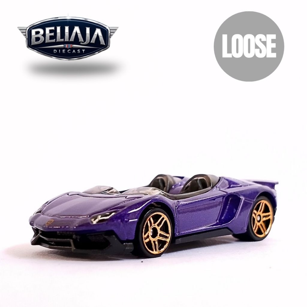 HOT WHEELS LAMBORGHINI AVENTADOR J PURPLE LOOSE