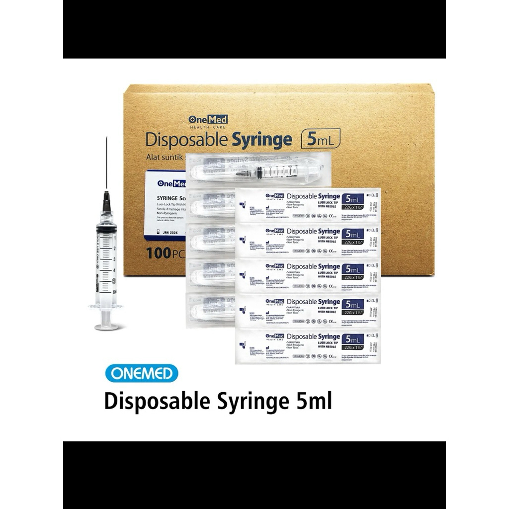 SYRINGE 5CC / INJEKSI SUNTIK