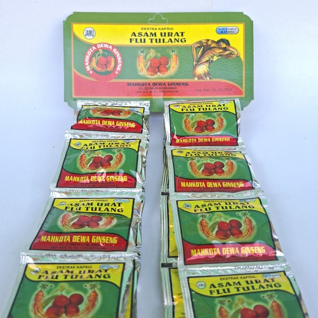 Mahkota Dewa plus ginseng Kapsul original isi 20pcs