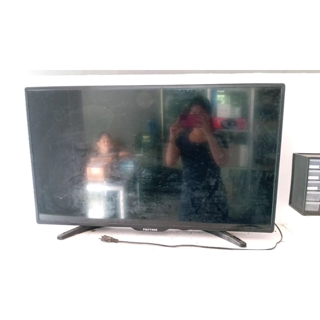 TV MONITOR PC Polytron LED TV 40 Inch PLD 40S853 RUSAK LAYAR MESIN AMAN - ercomp1