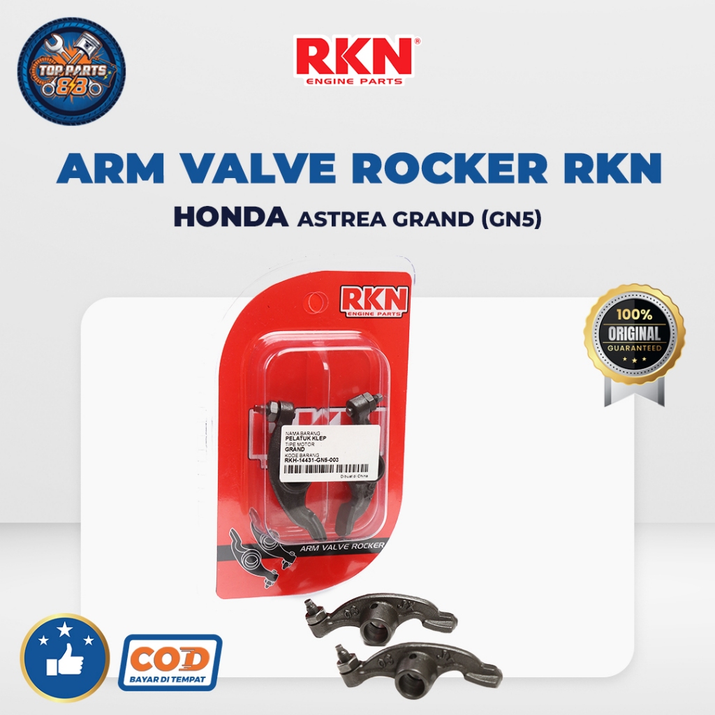 RKN Arm Valve Rocker Pelatuk Klep Motor Honda Astrea Grand (GN5) ASLI & Original