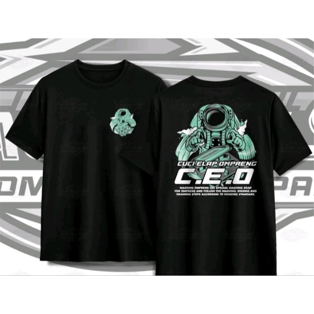 Kaos T shirt CEO cuci elap Ompreng