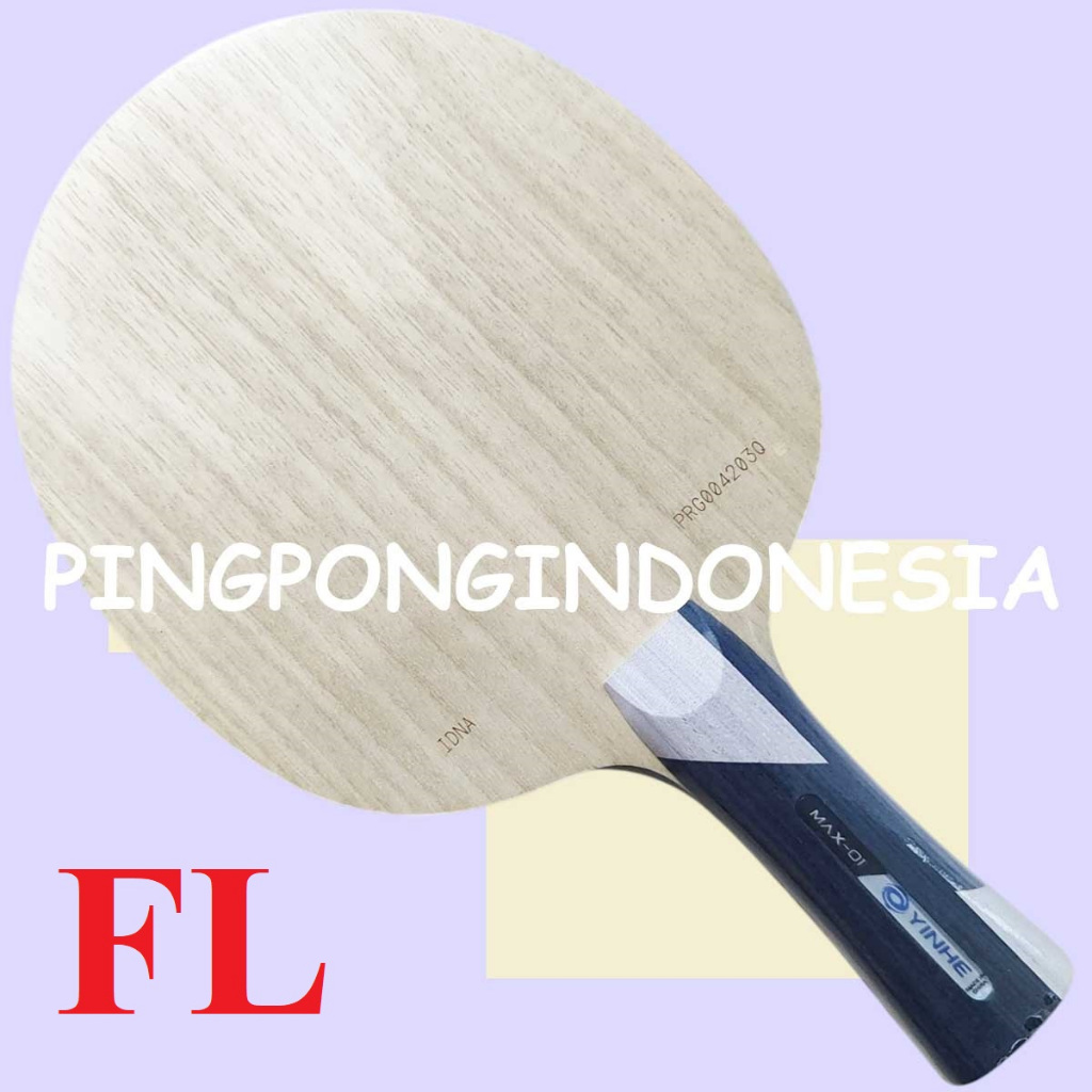 Yinhe Max 01 PLC ZLC Carbon - Blade Kayu Pingpong Bat Bet Tenis Meja PLC Fiber Max01 Offensive Wood 