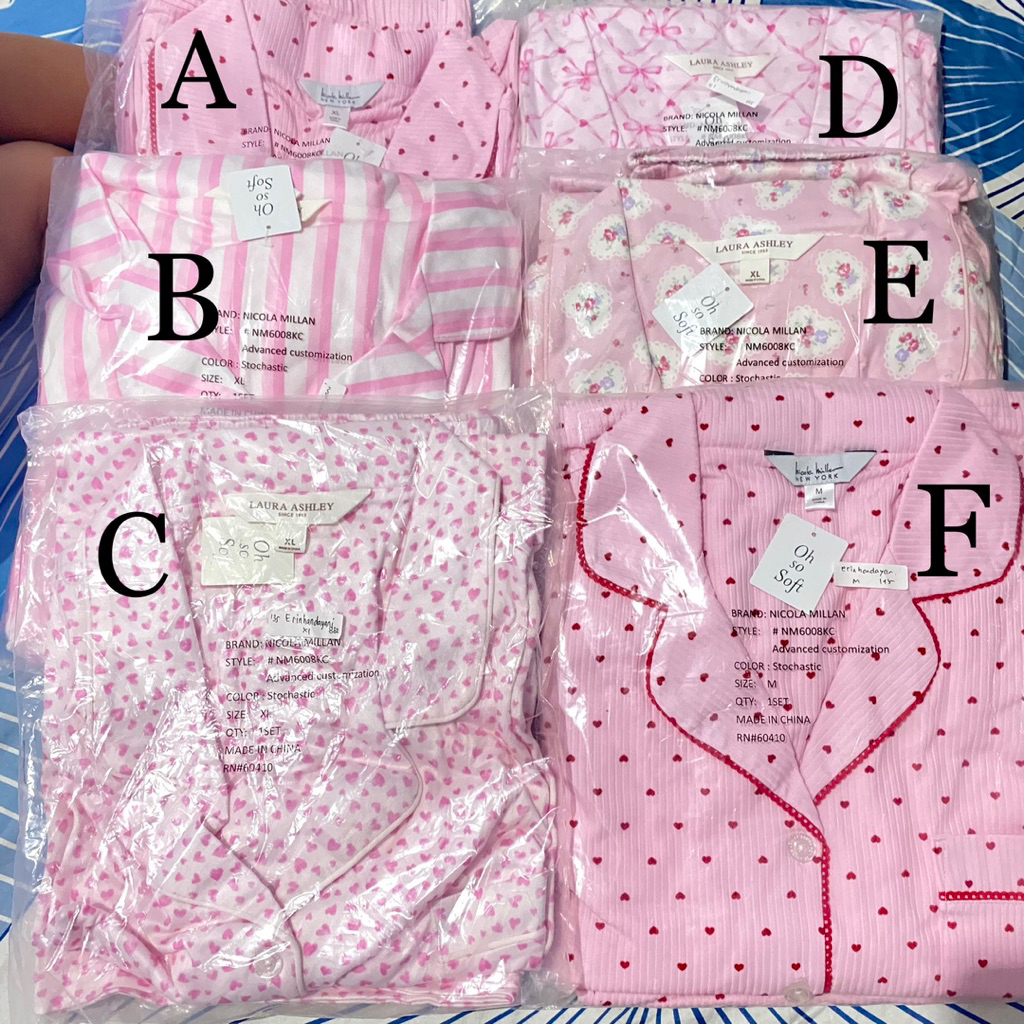 PIYAMA IMPORT/LAURA ASHLEY/NICOLE MILLAN/BAJU TIDUR WANITA