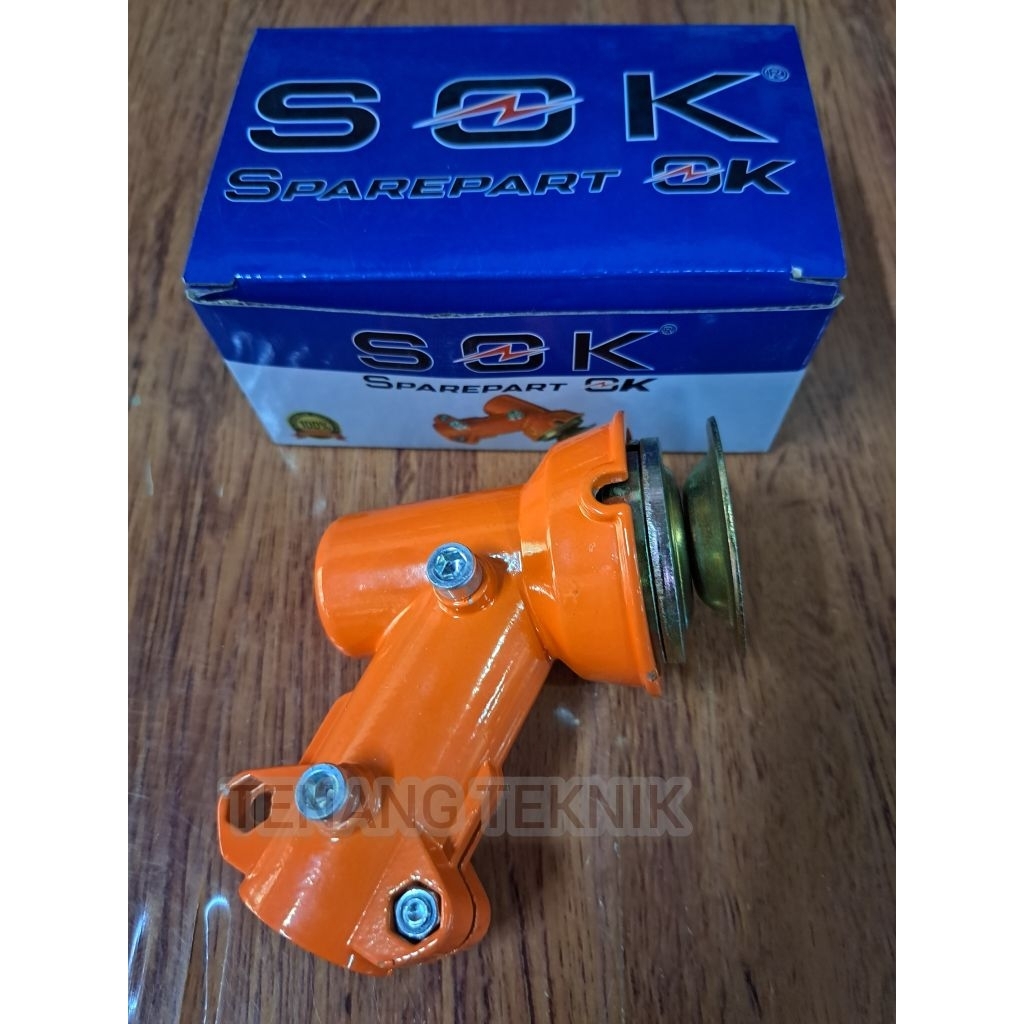 SOK - GEAR CASE ASSY 328 - GEAR BOX Kepala Mesin Potong Rumput Segi Empat