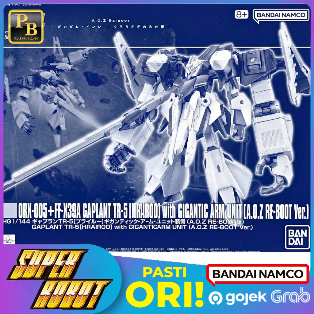 BANDAI HG ORX-005 Gaplant TR-5 (Hrairoo) with Gigantic Arm Unit (AOZ REBOOT Ver) - HGUC Gundam P-BAN