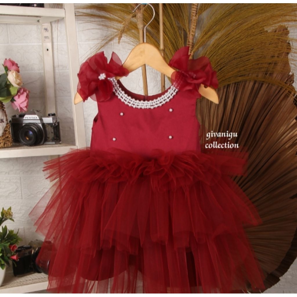 gaun pesta anak cantik mewah and elegan