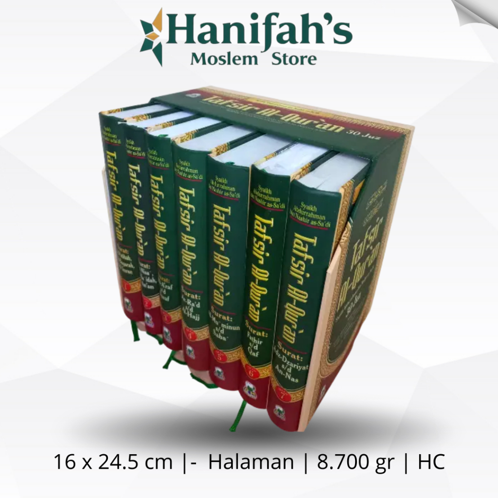 DARUL HAQ Tafsir Al Quran As-Sadi (Isi 7 Buku) | Terjemah Tafsir As-Sadi