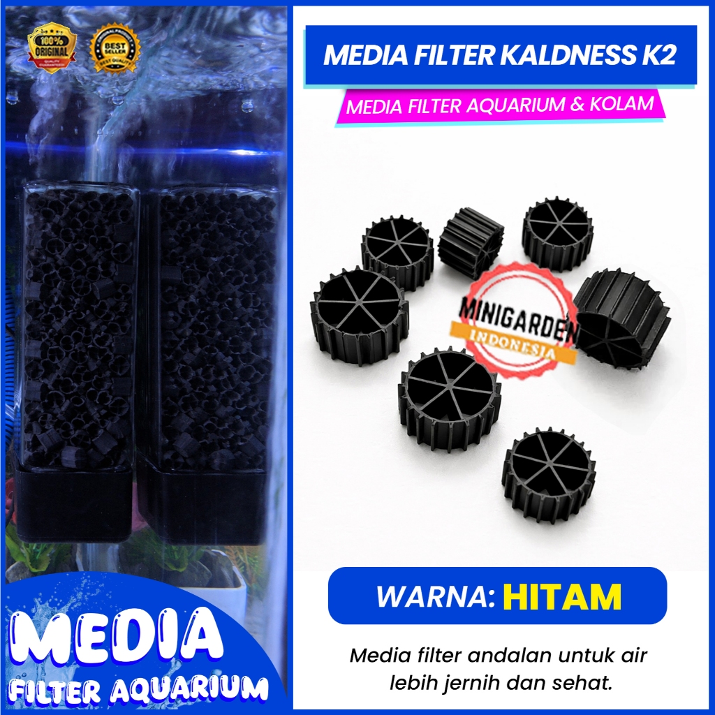 KALDNESS K1 MICRO - KALDNESS K2 100GRAM MEDIA FILTER AQUARIUM KOLAM KALDNES K1 MINI - KALDNESS K2