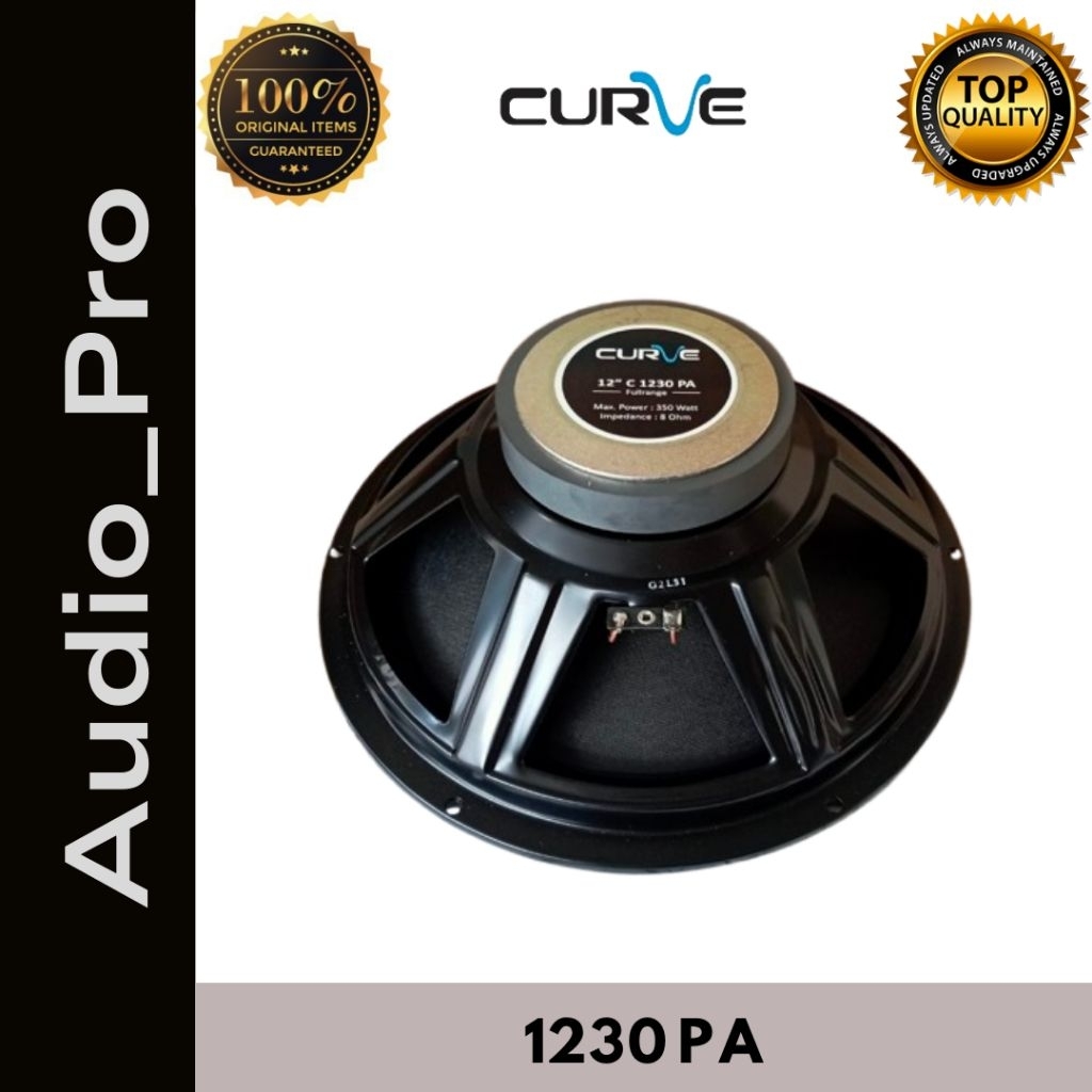 Speaker Curve 12 Inch Full Range C 1230 PA