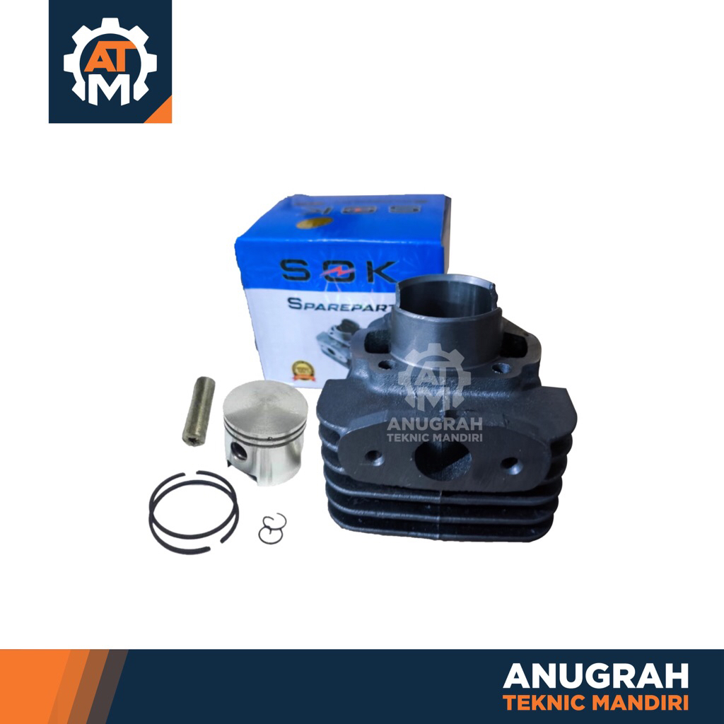 Cylinder Block w/piston assy genset ET 950