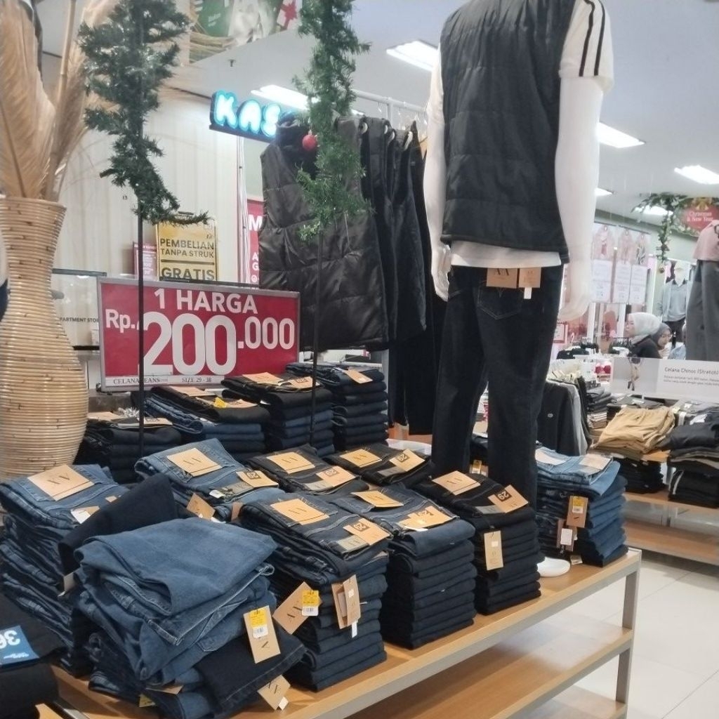 Celana Jeans Original AX House / Slimfit / Ramayana Cibitung