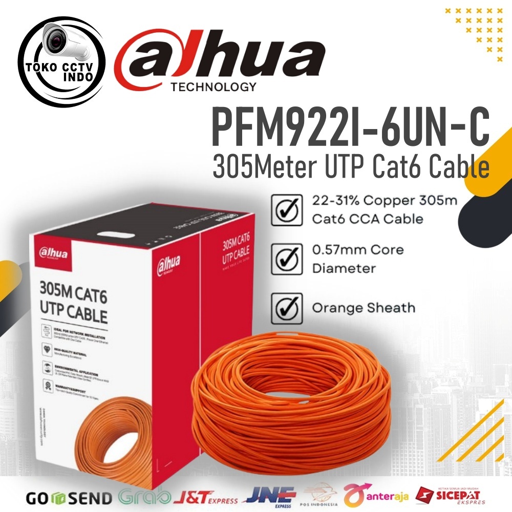 Dahua Kabel UTP/LAN Cat6 305M CCA