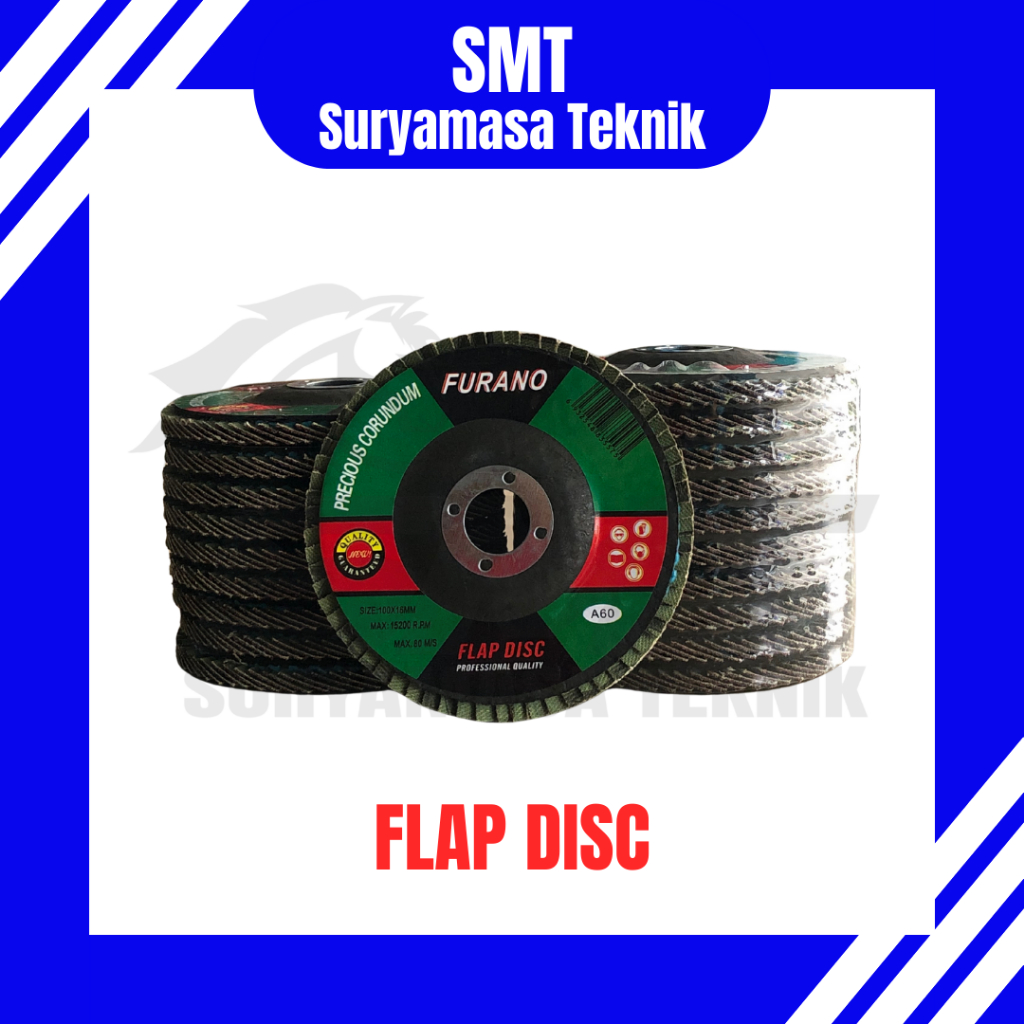 FLAP DISC AMPLAS SUSUN 4 INCH - MATA GERINDA AMPLAS