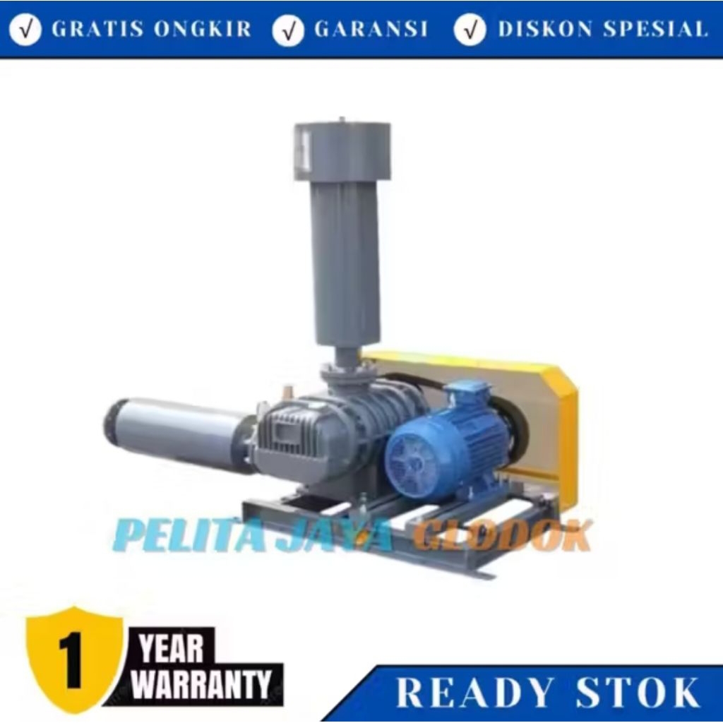 Root Blower Goldentech Type GT 080 Power 7.5Hp 5.5Kw Untuk Nila & Ipal