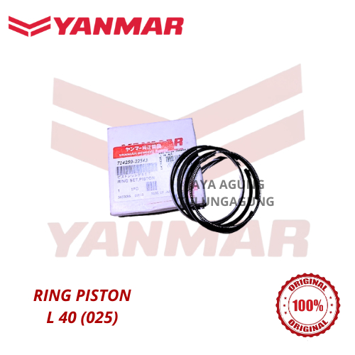 YANMAR RING PISTON L 40 SIZE 0.25 / YANMAR PER SEKER L 40 SIZE 0.25 / YANMAR PIR SEHER L 40 (025)