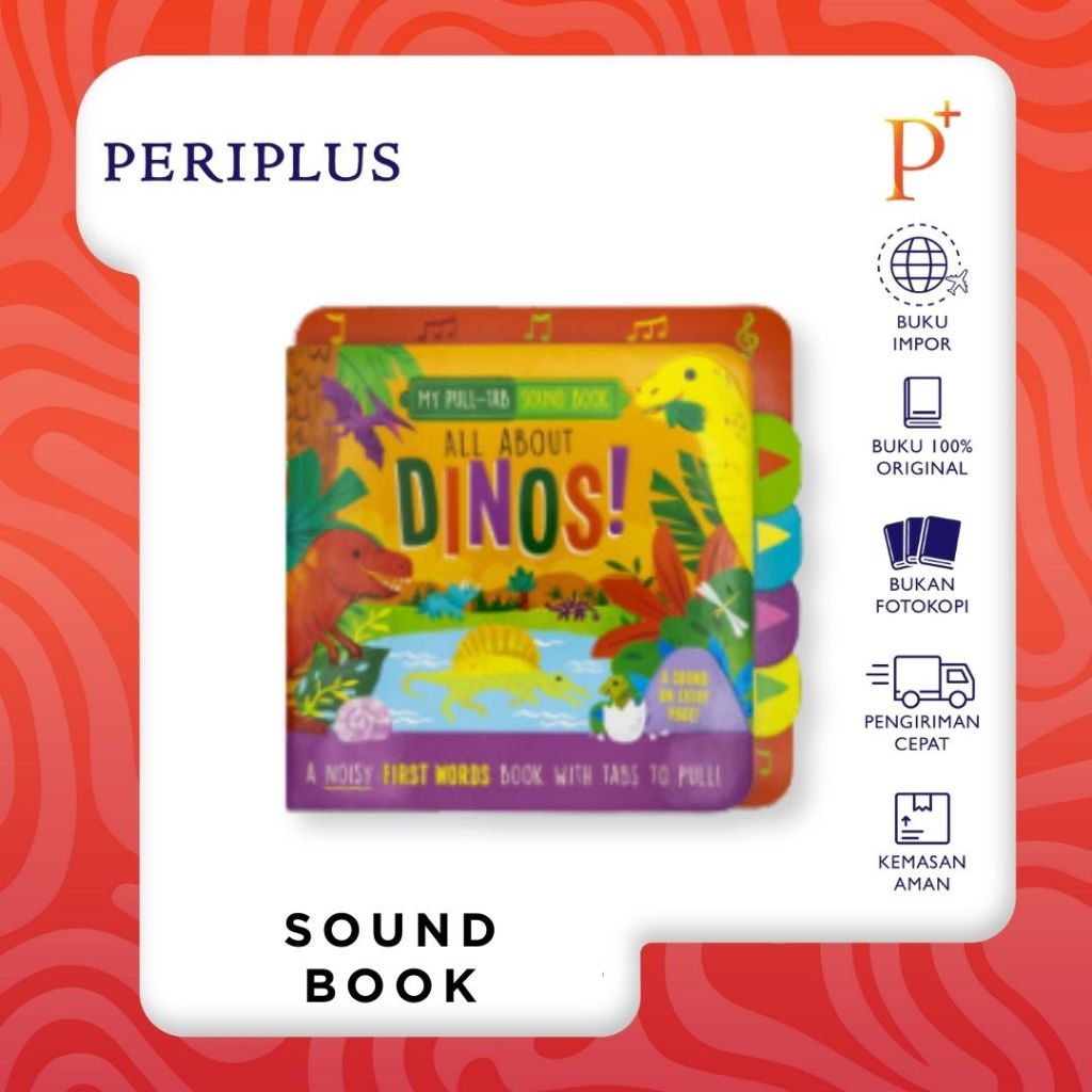 Pull-Tab Sound - Dinosaurs - 9781835095201