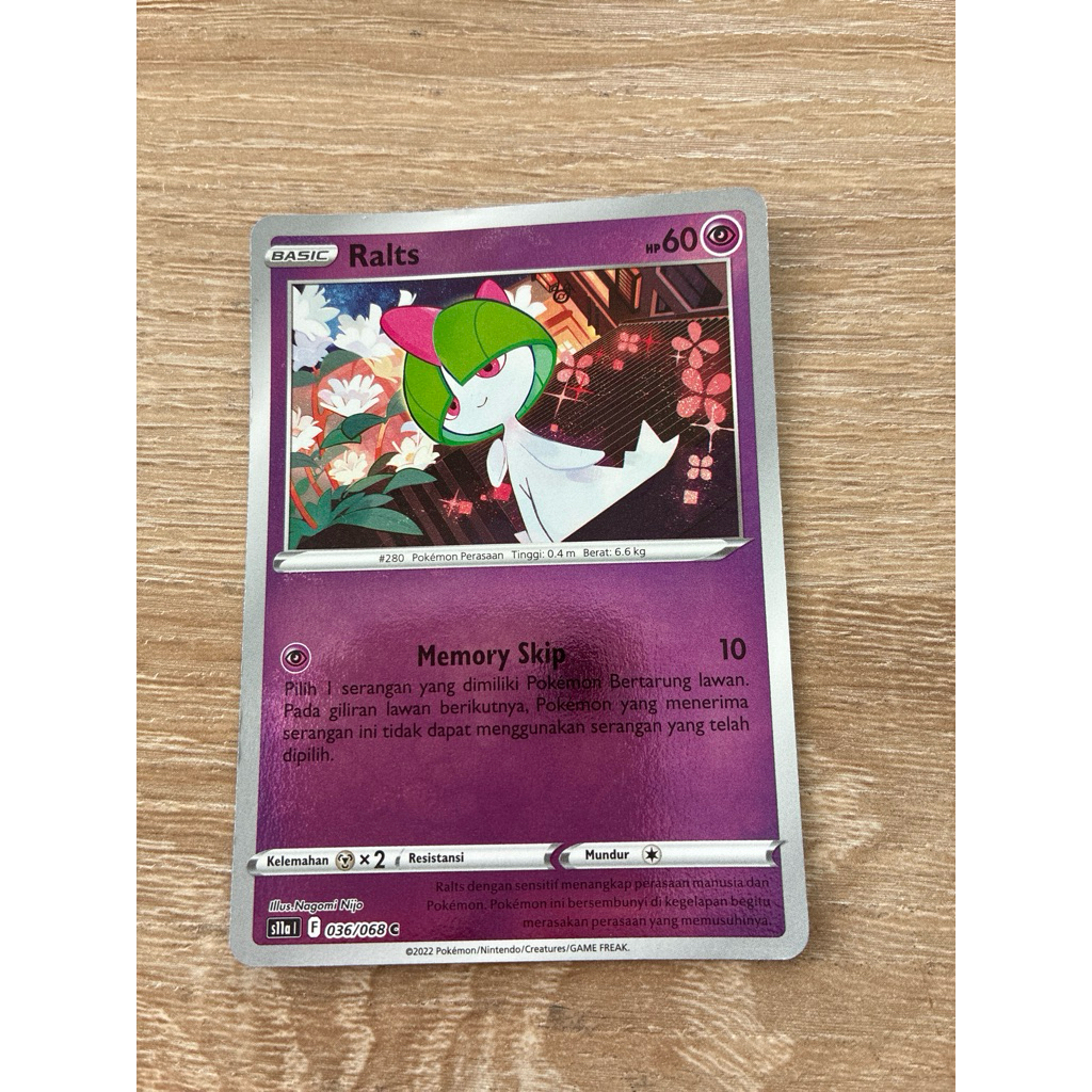 Jual Kartu Pokemon Ralts 60 Hologram