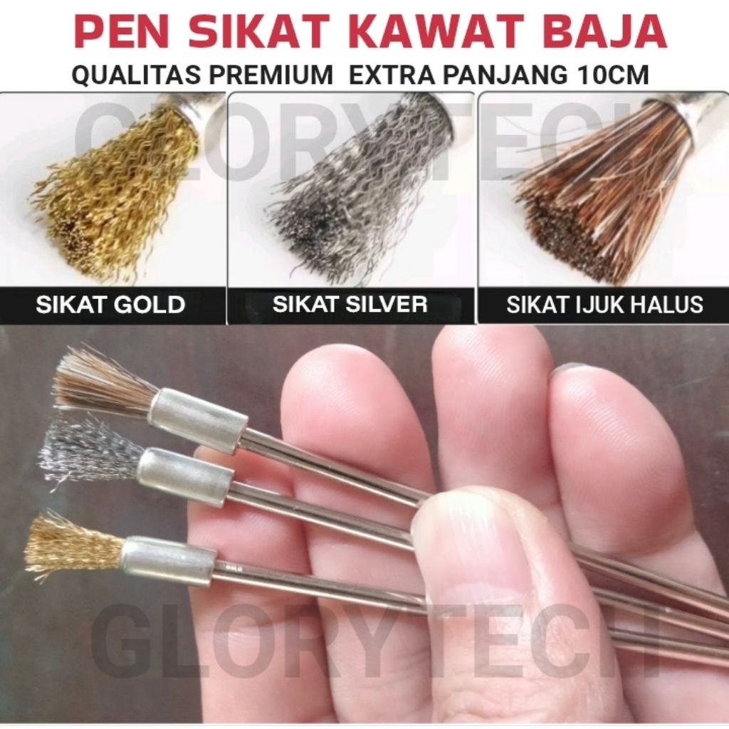 Mata Bor Sikat kawat Mangkok baja kuningan / Mata Bor sikat kawat kuningan