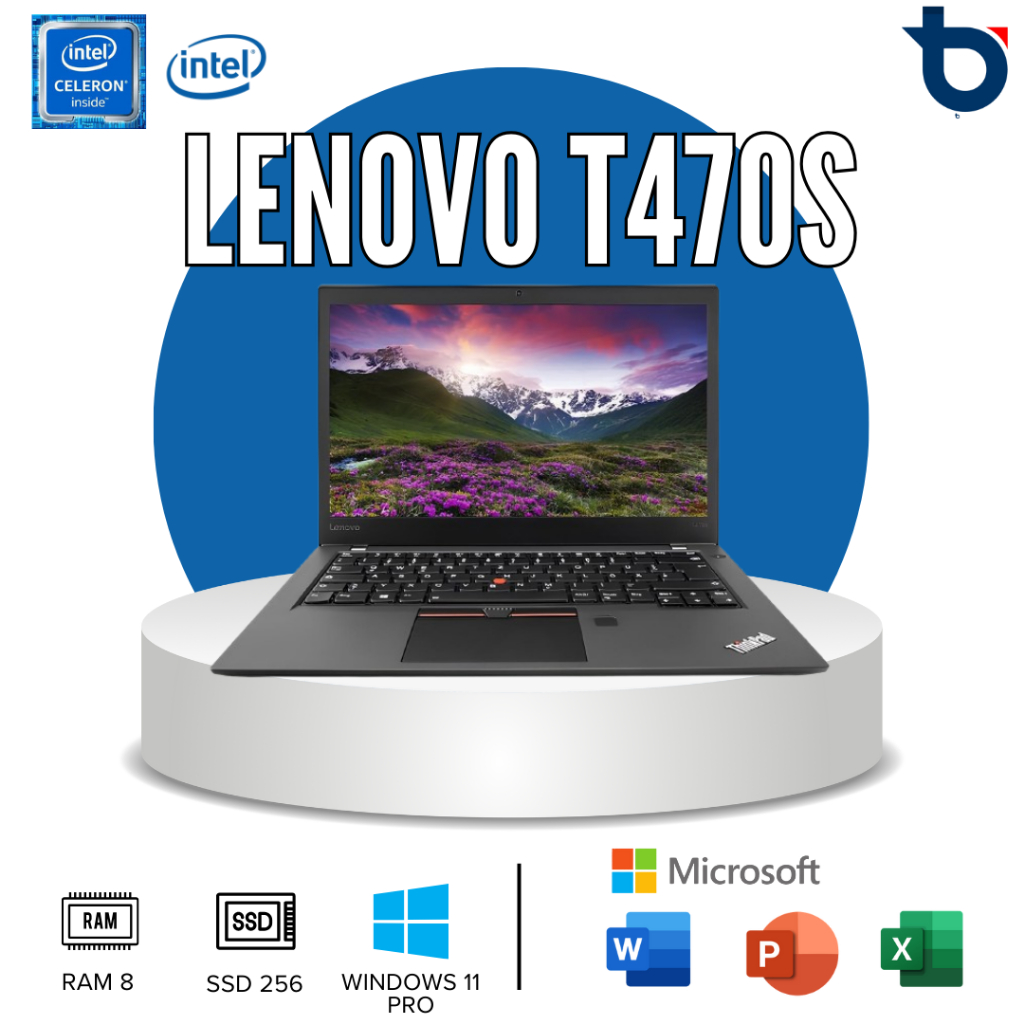 LENOVO T470S CI5 GEN7 8GB/256SSD/TOUCH