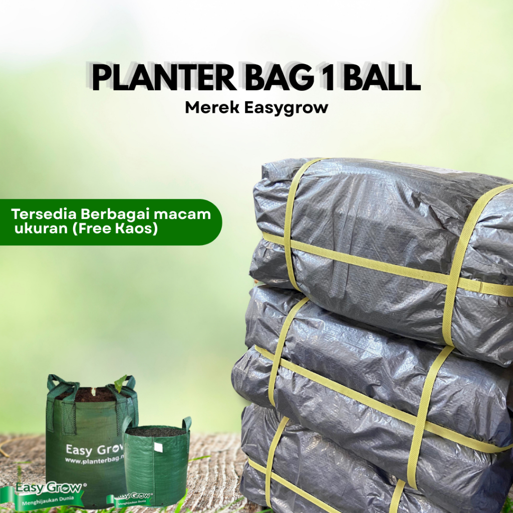 Planterbag 200 liter 1 Ball isi 30 PCS (Original EasyGrow)-Grosir 1 ball planter bag merek easygrow 