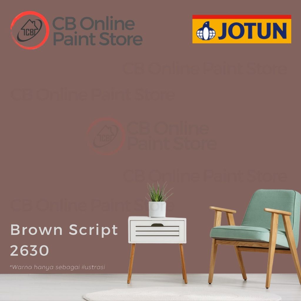 CAT TEMBOK JOTUN - BROWN SCRIPT 2630 - PAIL
