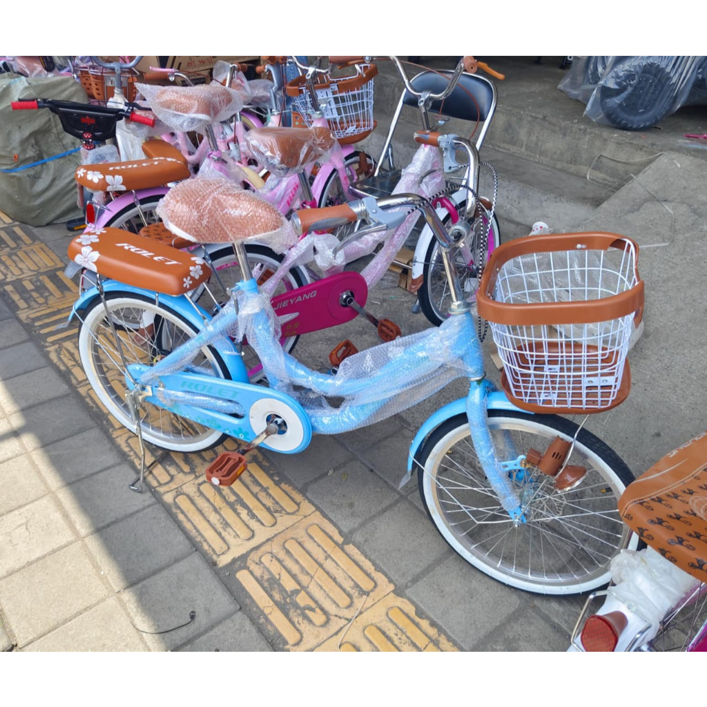 Sepeda Anak Mini 20 Inch ROLET Cakram Keranjang