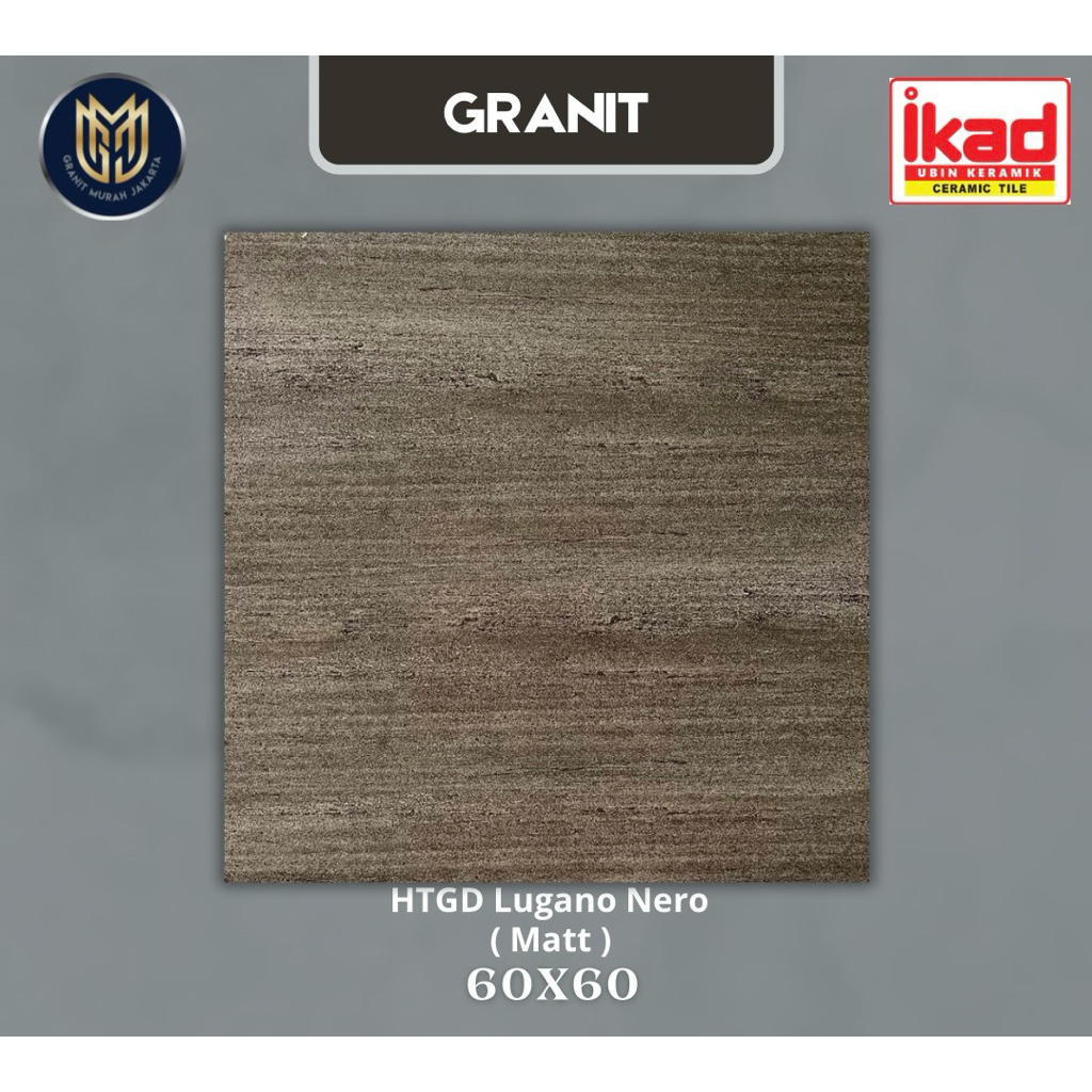 Granit 60x60 HTGD lugano nero ikad - matt