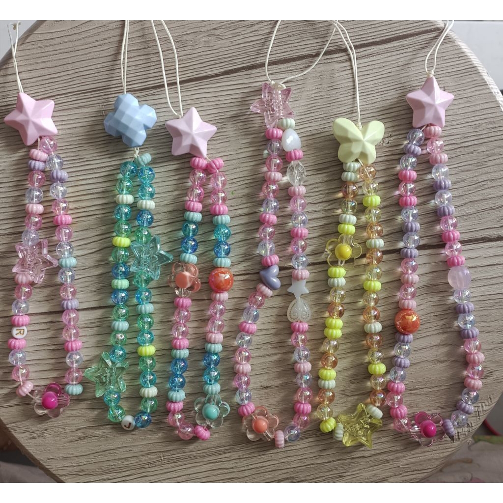 Gantungan HP manik manik lucu