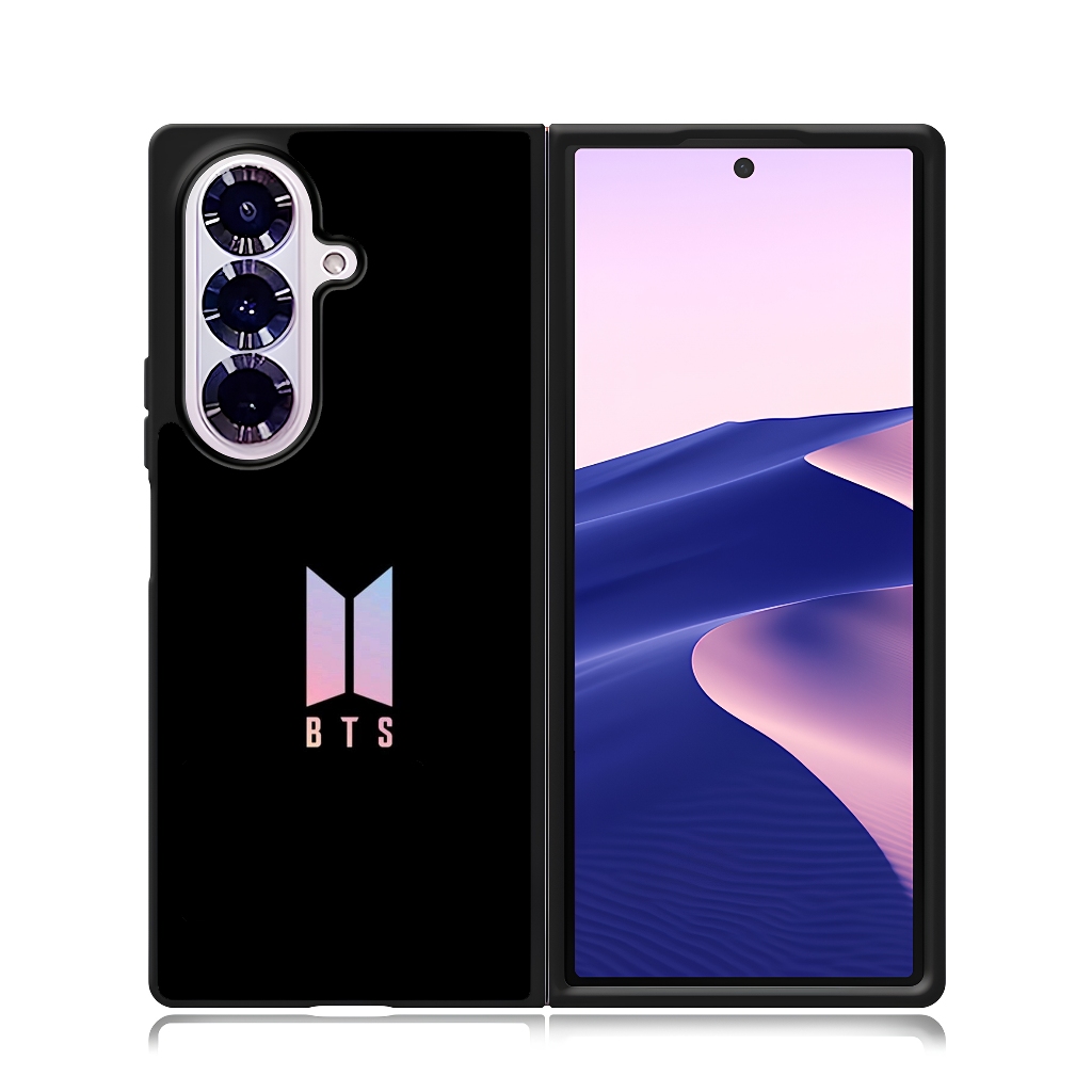 Phone Case Samsung Z Flip Fold 7 6 5 4 3 Phone Custom BTS Logo