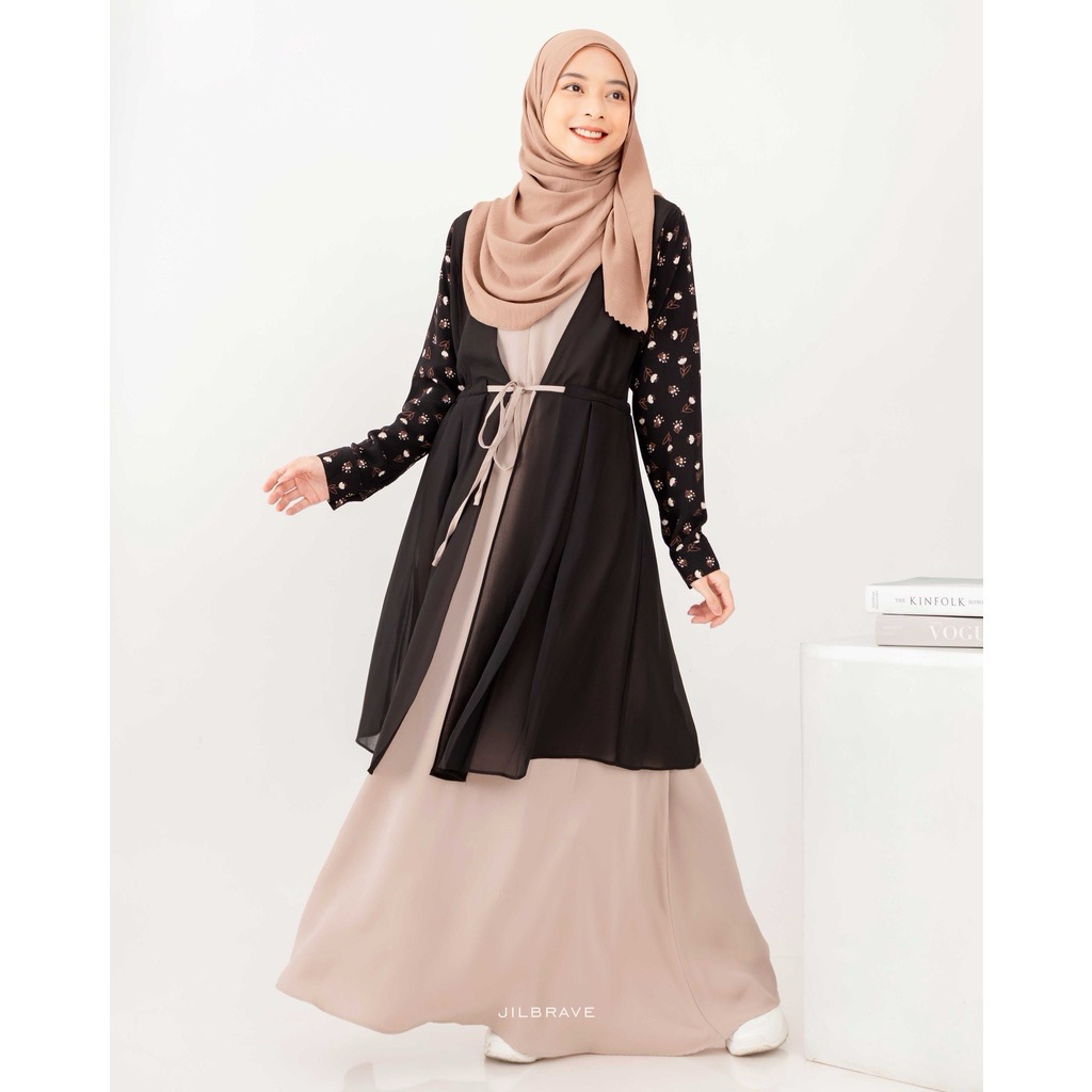 PL JILBRAVE VIVIANE DRESS BLACK XL