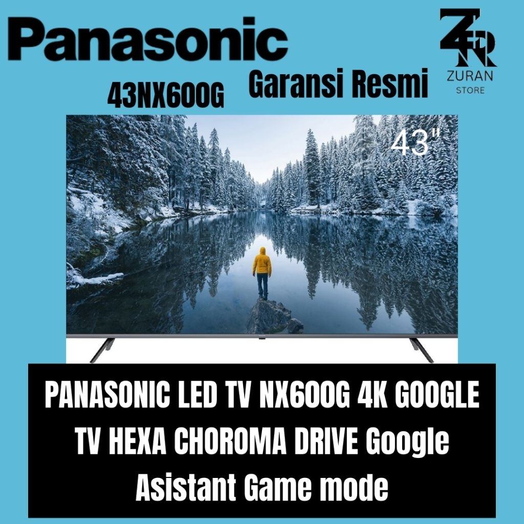 PANASONIC 43NX600G 4K GOOGLE TV 43 inch