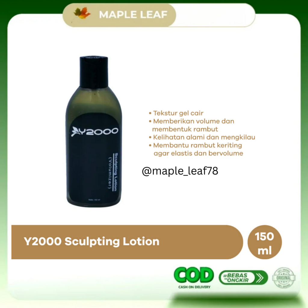Y2000 Sculpting Lotion Lotion Gel Penata Rambut 150ml