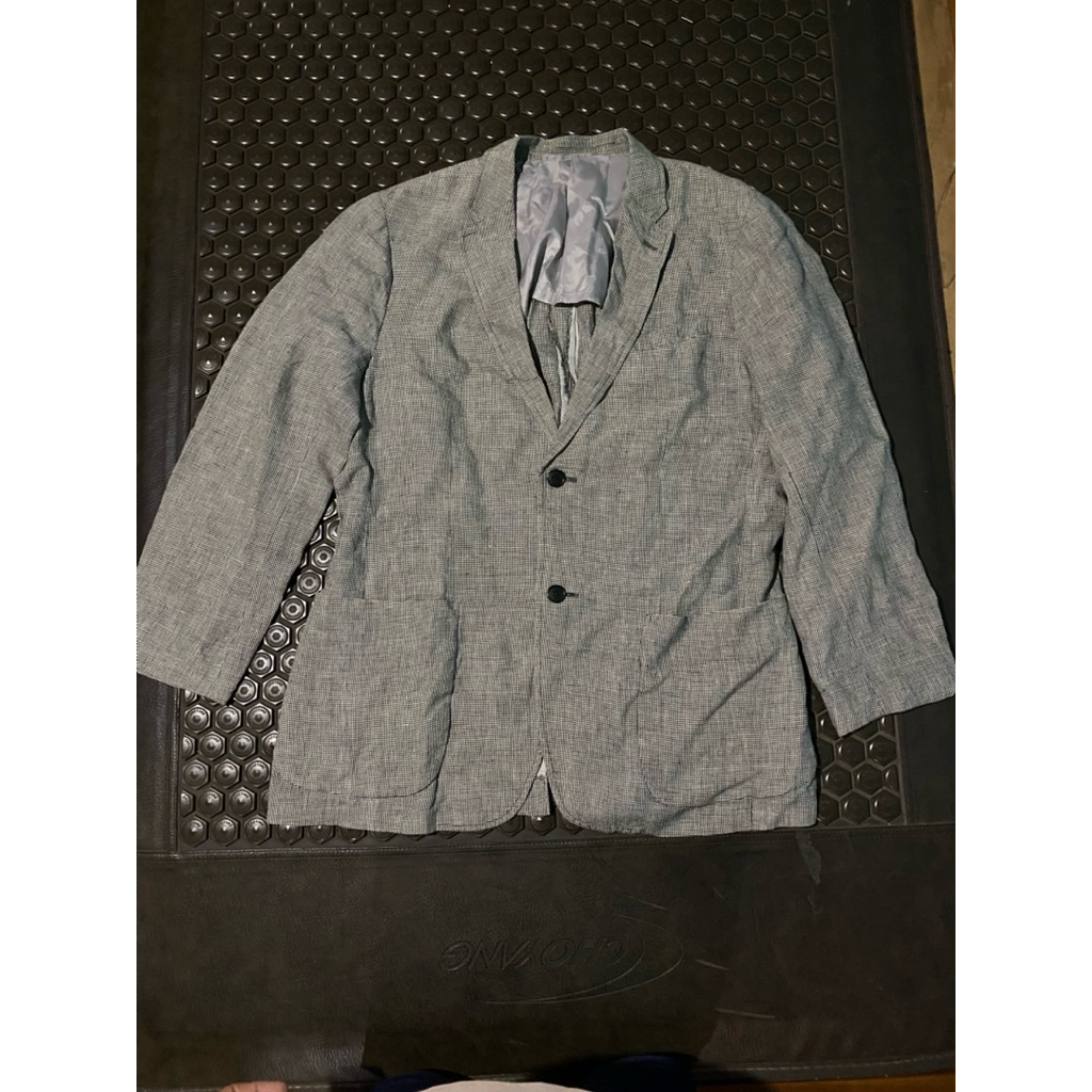 BLAZER JAS UNIQLO TARTAN MEWAH BRANDED