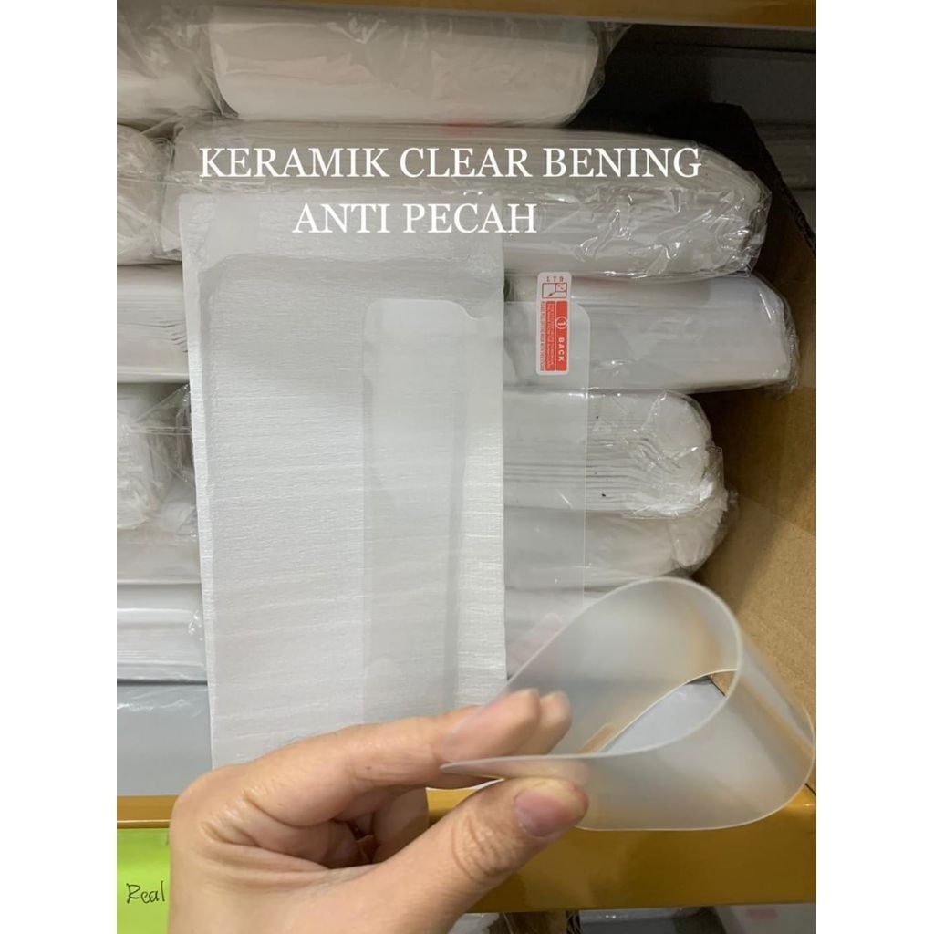 CERAMIC CLEAR NOKIA C10 C12 C15 C20 C21 C21+ C22 C31 C32 BENING ANTI GORES ANTI PECAH CERAMIC FILM S