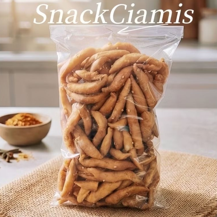 Telur Gabus Wijen Manis Gula Merah / Widaran - Renyah, Legit, Gula Asli Snack Ciamis