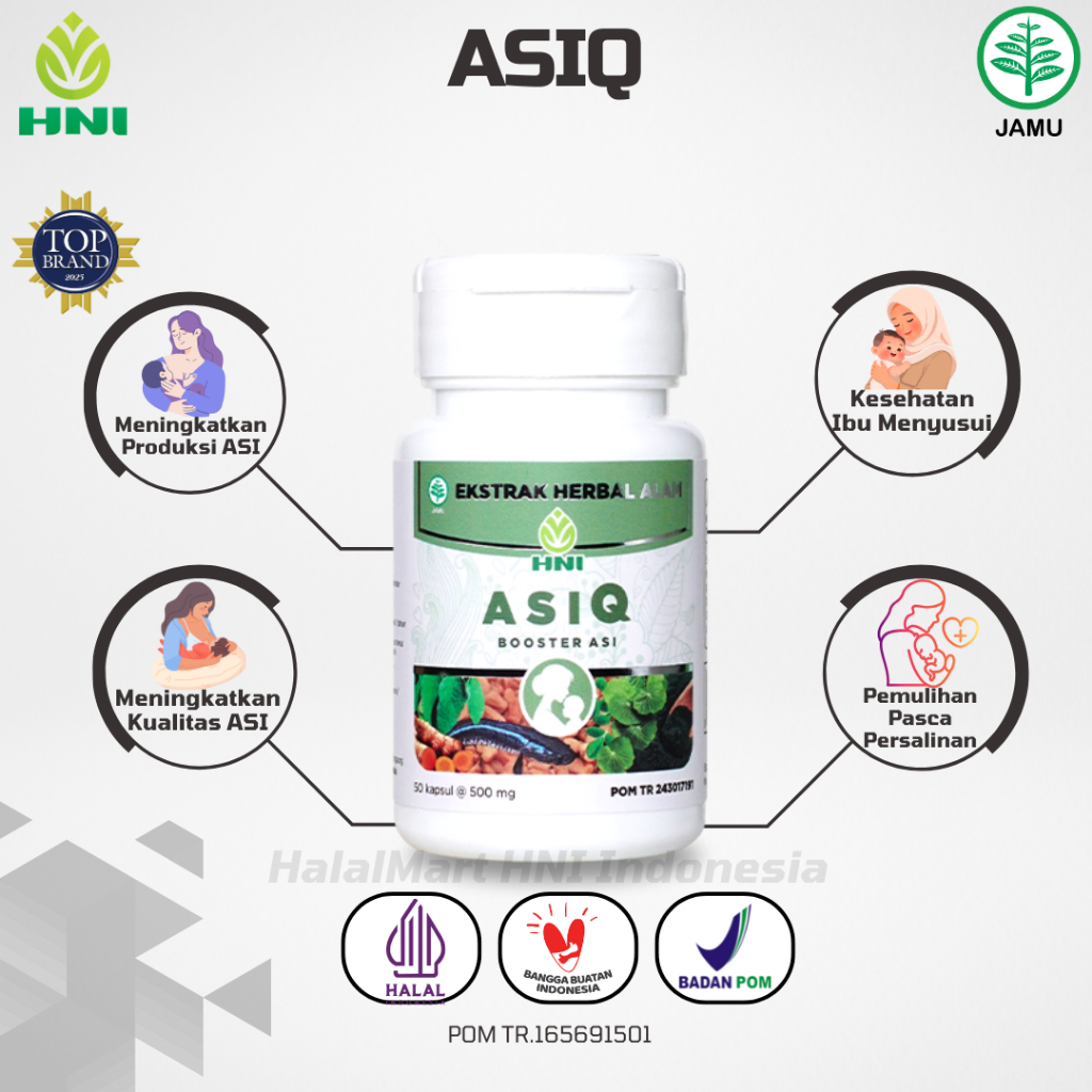 ASIQ HNI adalah produk terbaru dari HNI (diluncurkan Desember 2025) yang diformulasikan khusus sebag