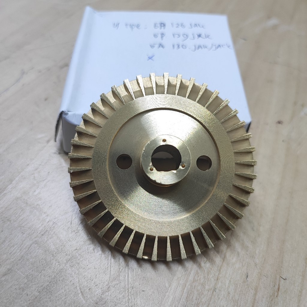 Impeller Panasonic GP 129 JXK GA 126 130 JAK JACK asli | spare part impeler kuningan pompa air